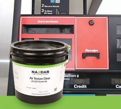 Slika Nazdar NSC340's Durable UV-LED Air Texture Clear Screen Inks